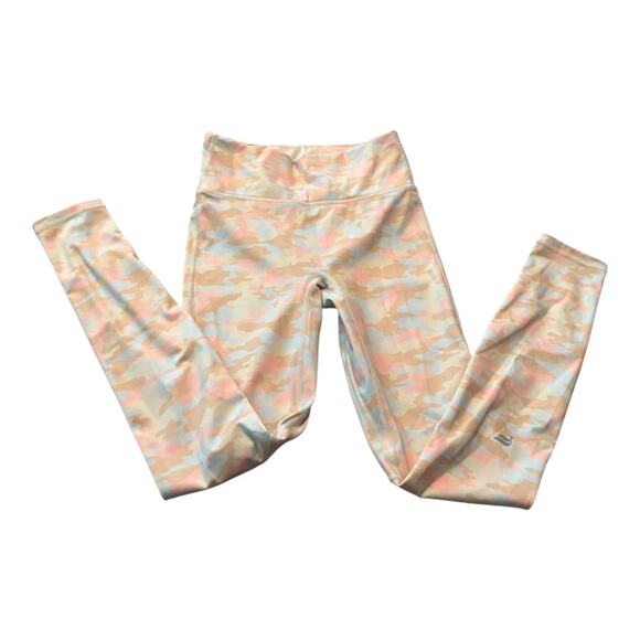 Fabletics Yellow Camo Leggings Size XS Motion365+ - Picture 1 of 3